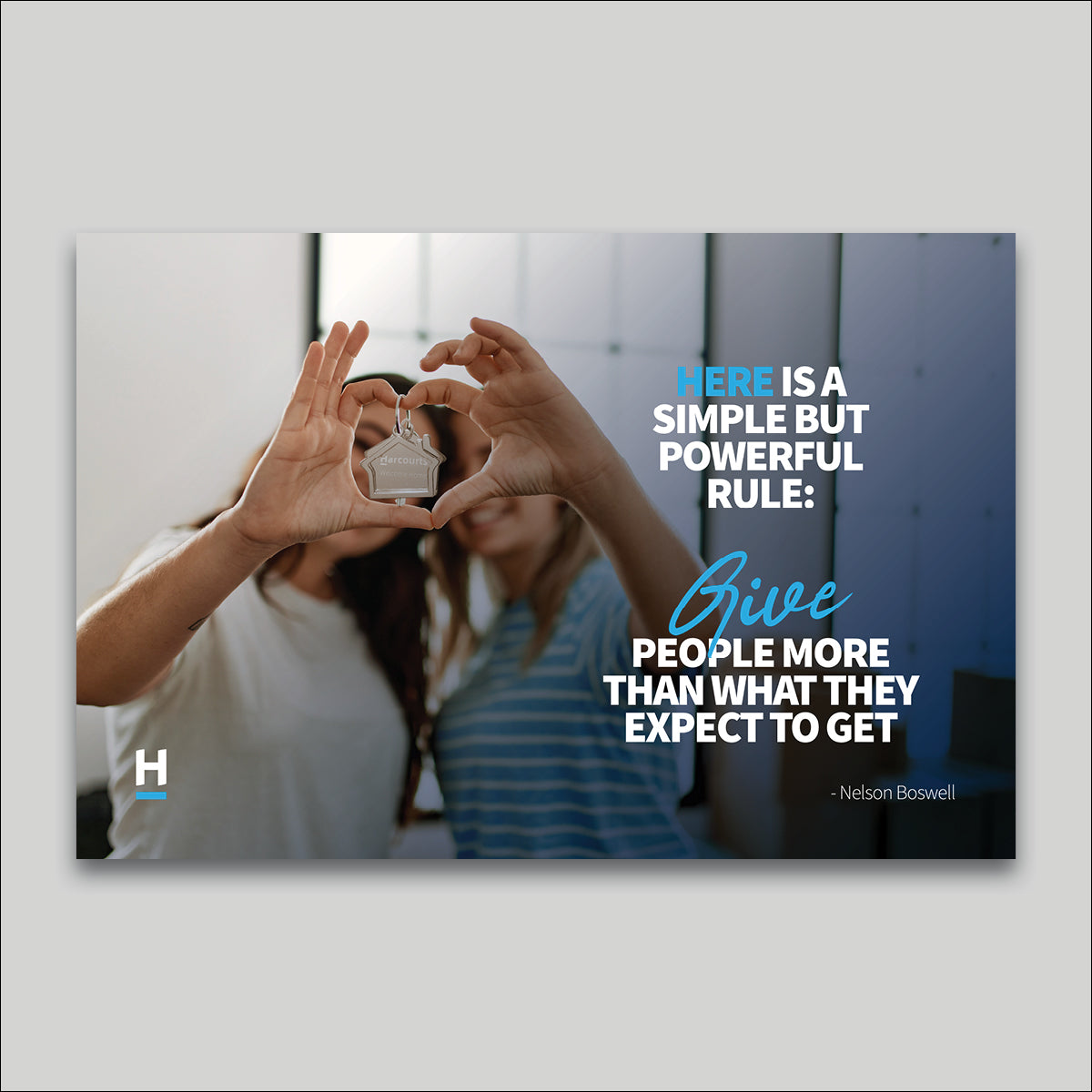 Canvas Print - Harcourts Values