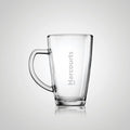 Branded Consol Glass Latte Mug 350ml (Pack of 4)