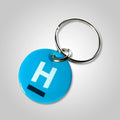 Key Ring: Cyan (Pack of 10)