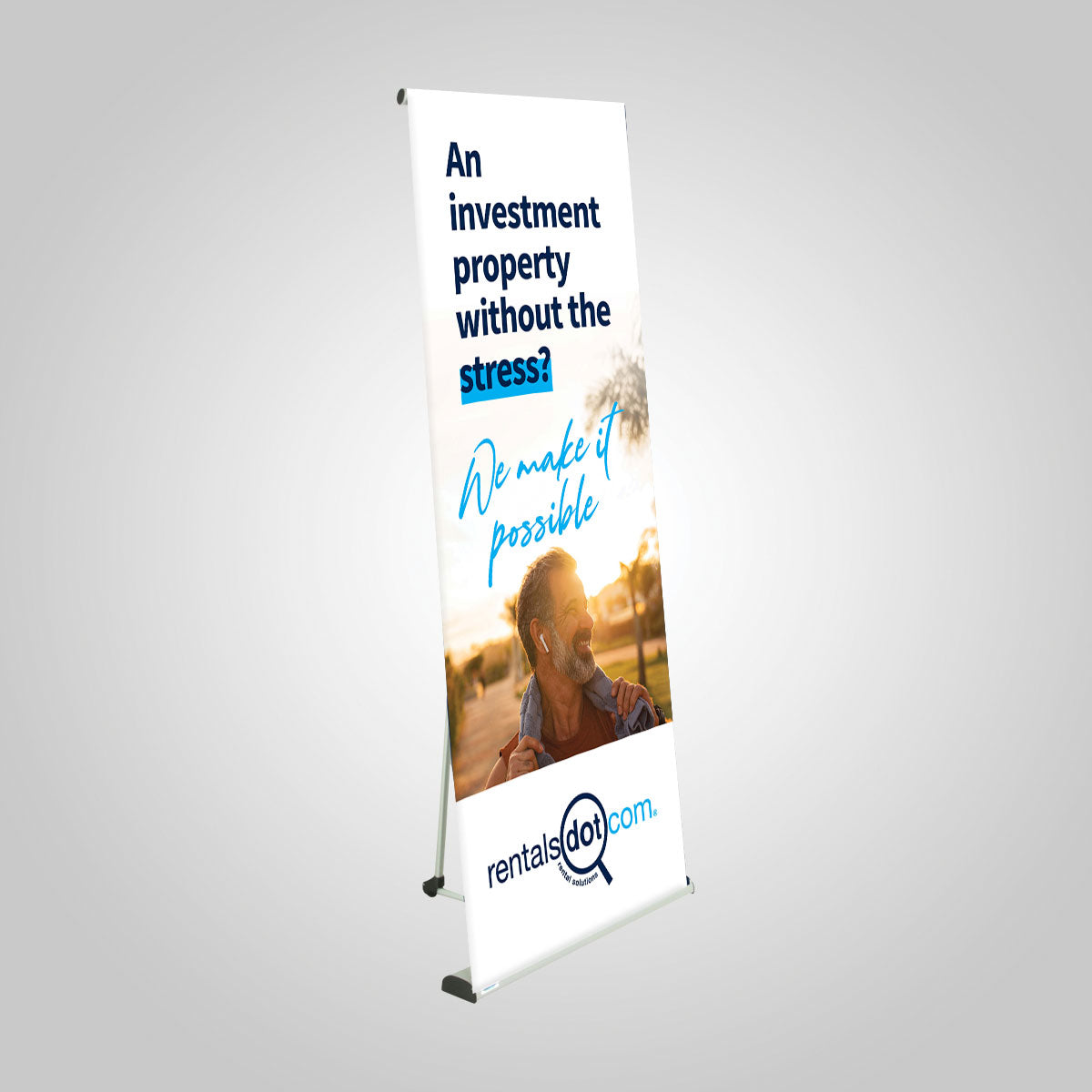 Ex-T Pull-Up Banner (RentalsDotCom) We Make It Possible