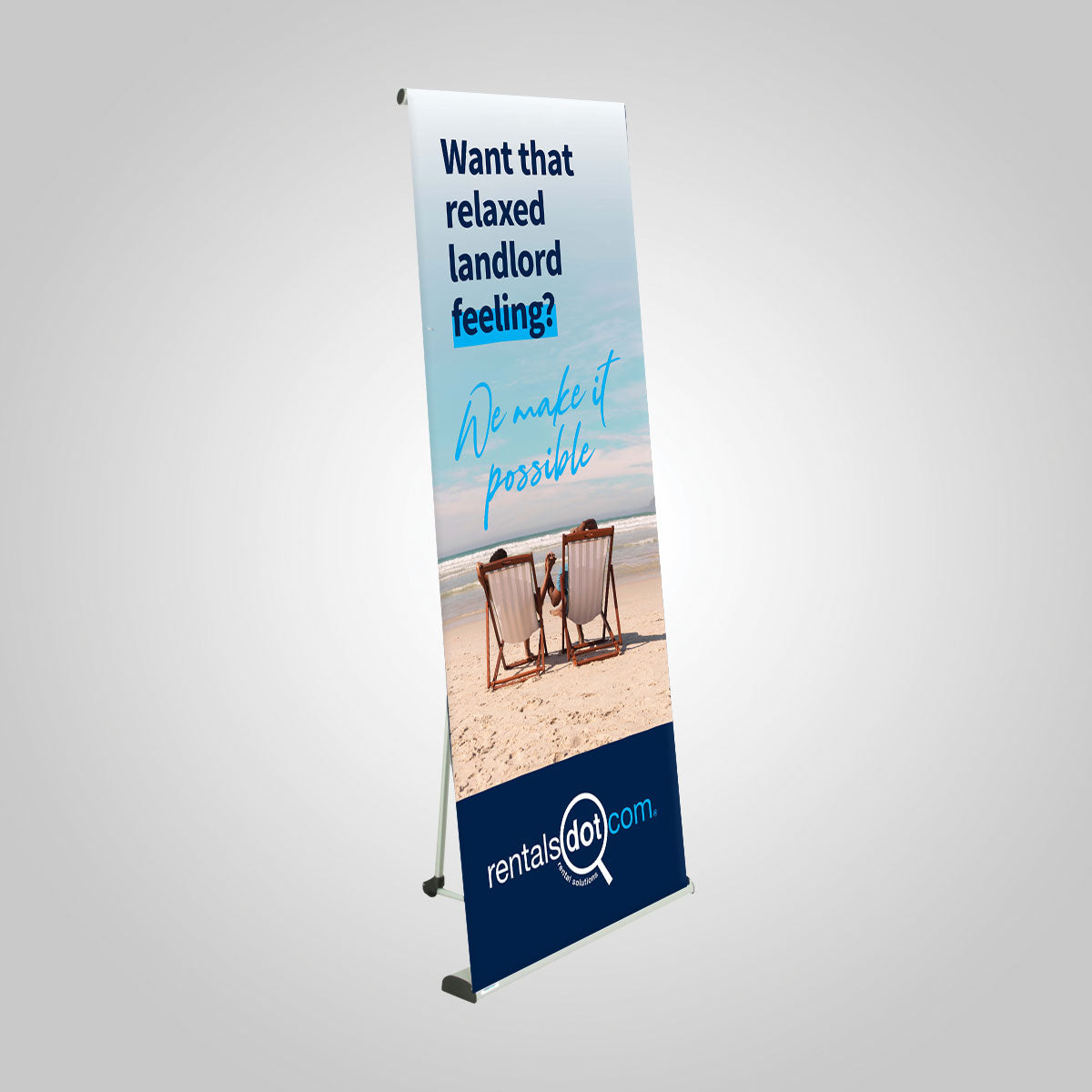 Ex-T Pull-Up Banner (RentalsDotCom) We Make It Possible