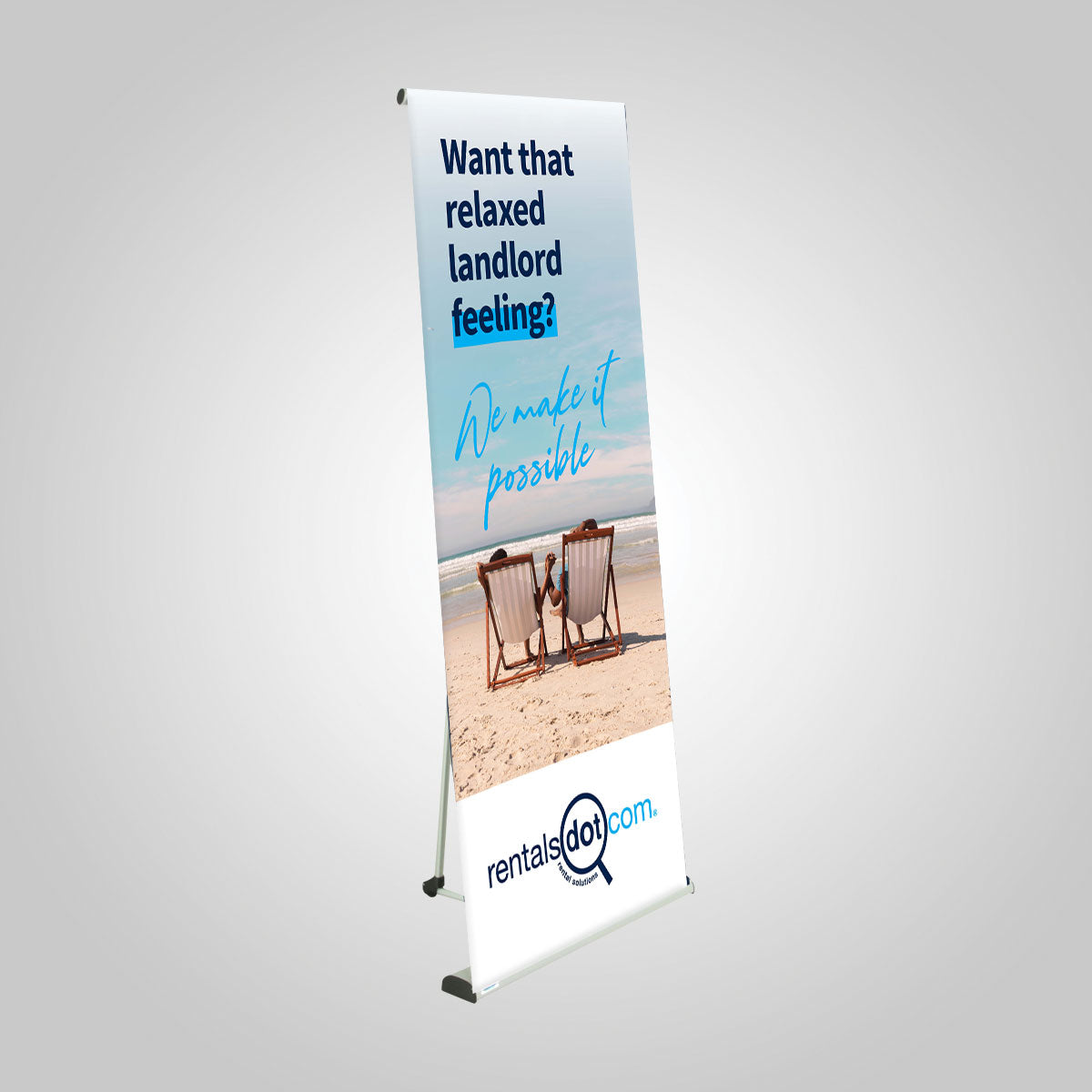 Ex-T Pull-Up Banner (RentalsDotCom) We Make It Possible