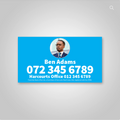 Decals - Agent Details (portrait) for 450mm x 600mm boards