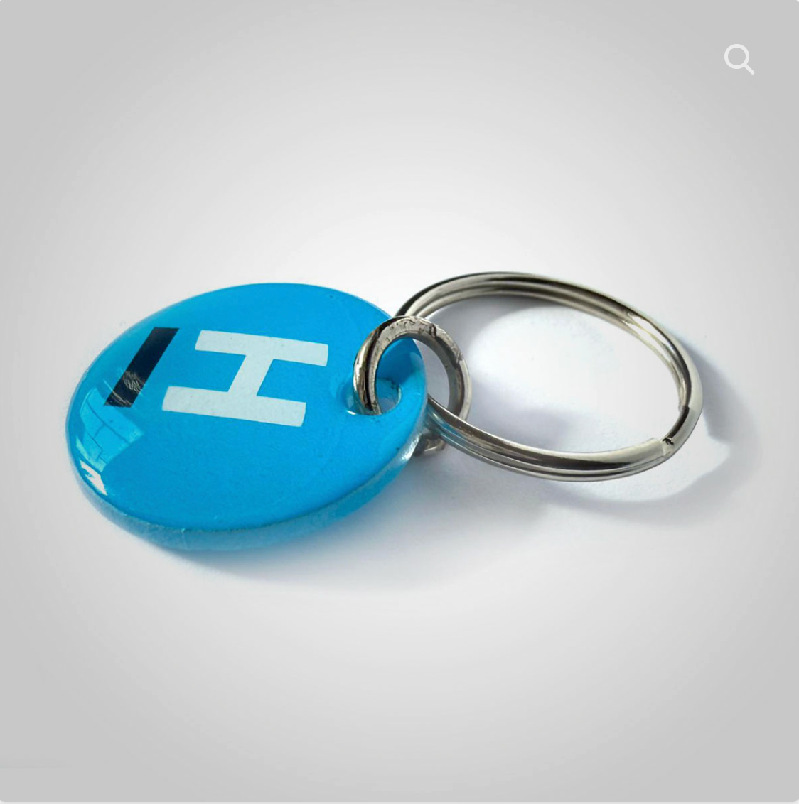Keyring: Cyan (Pack of 10)