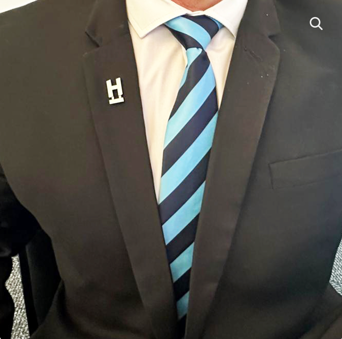 H Lapel Pin