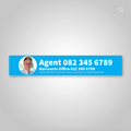 Decals - Agent Details (landscape) for 450mm x 600mm boards