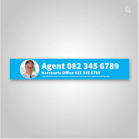 Decals - Agent Details (900mm x 600mm boards)