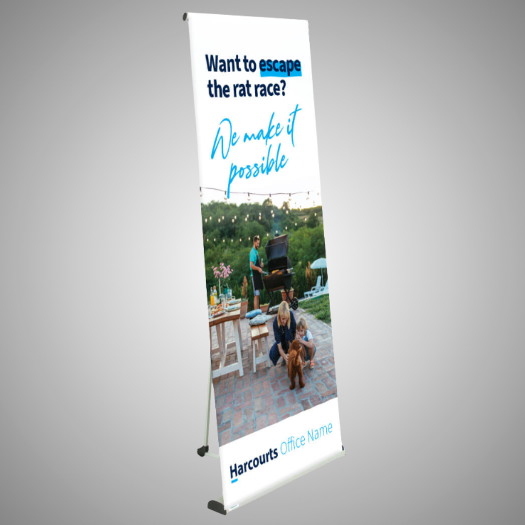Ex-T Pull-Up Banner - We Make It Possible