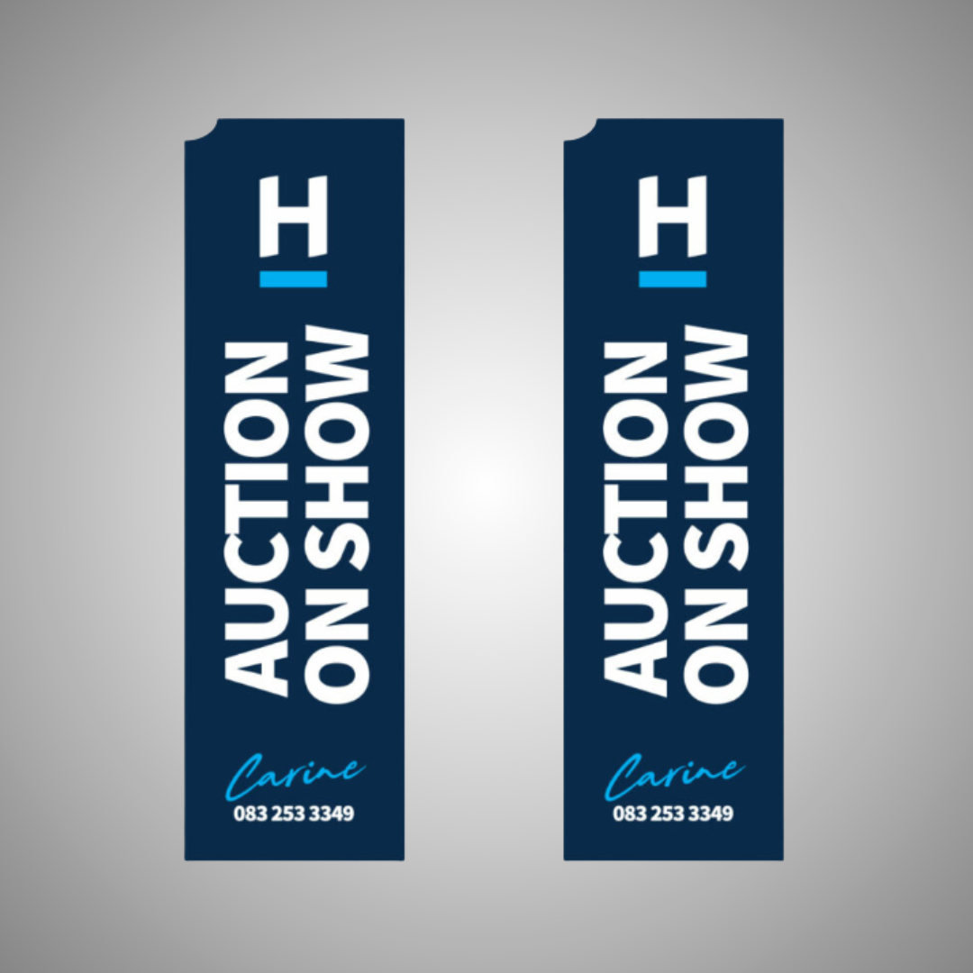 Feather Banner - Auction (Personalised)
