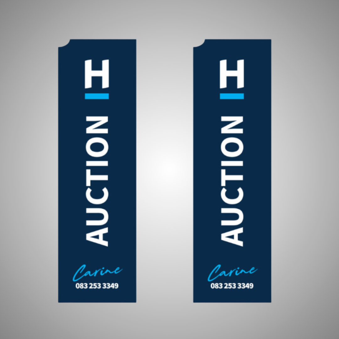 Feather Banner - Auction (Personalised)