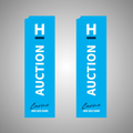 Feather Banner - Auction (Personalised)