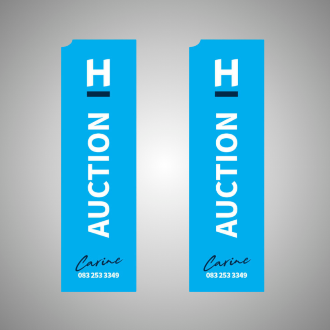 Feather Banner - Auction (Personalised)