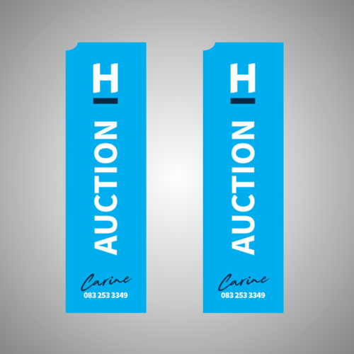 Feather Banner - Auction (Personalised)