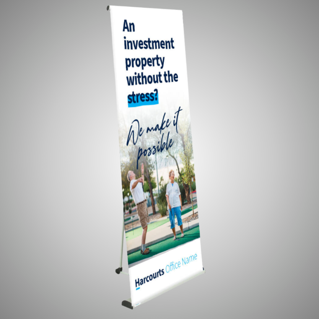 Ex-T Pull-Up Banner - We Make It Possible