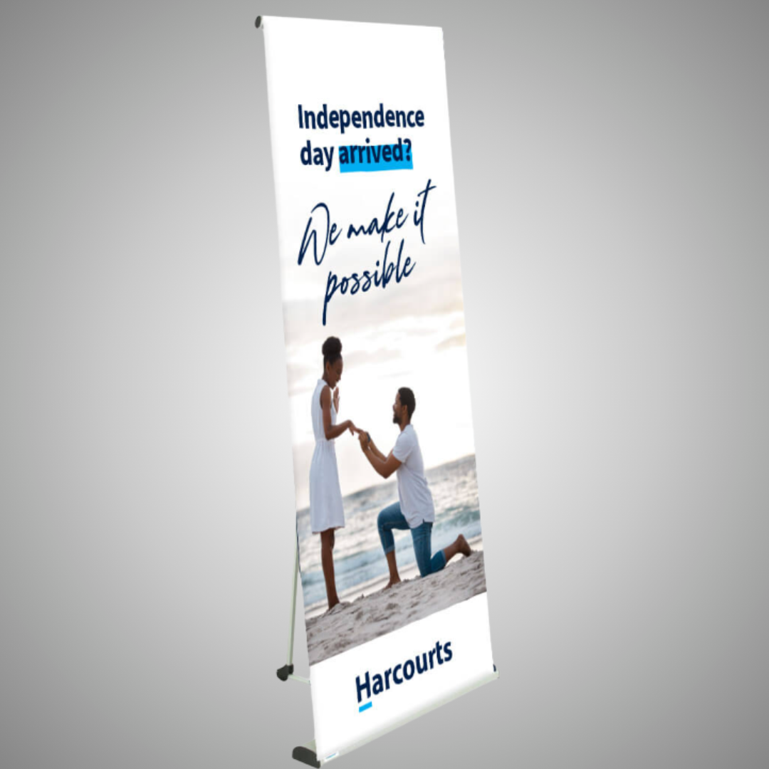 Ex-T Pull-Up Banner - We Make It Possible