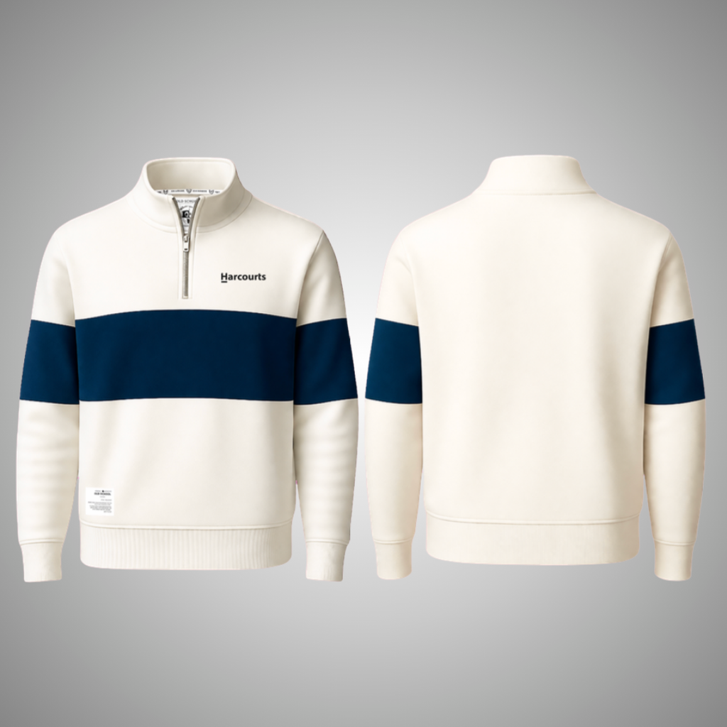 Old School x Harcourts Quarter Zip