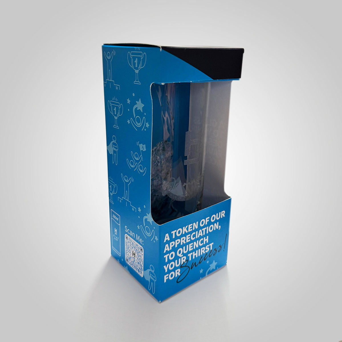 We Make It Possible Branded Glass