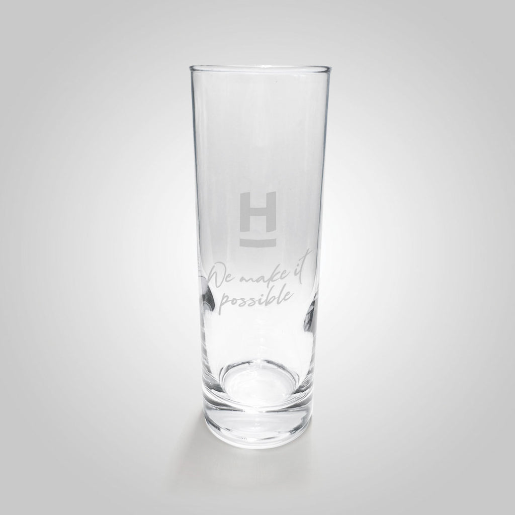 Glass Hi-ball Tumbler - We Make It Possible Branded