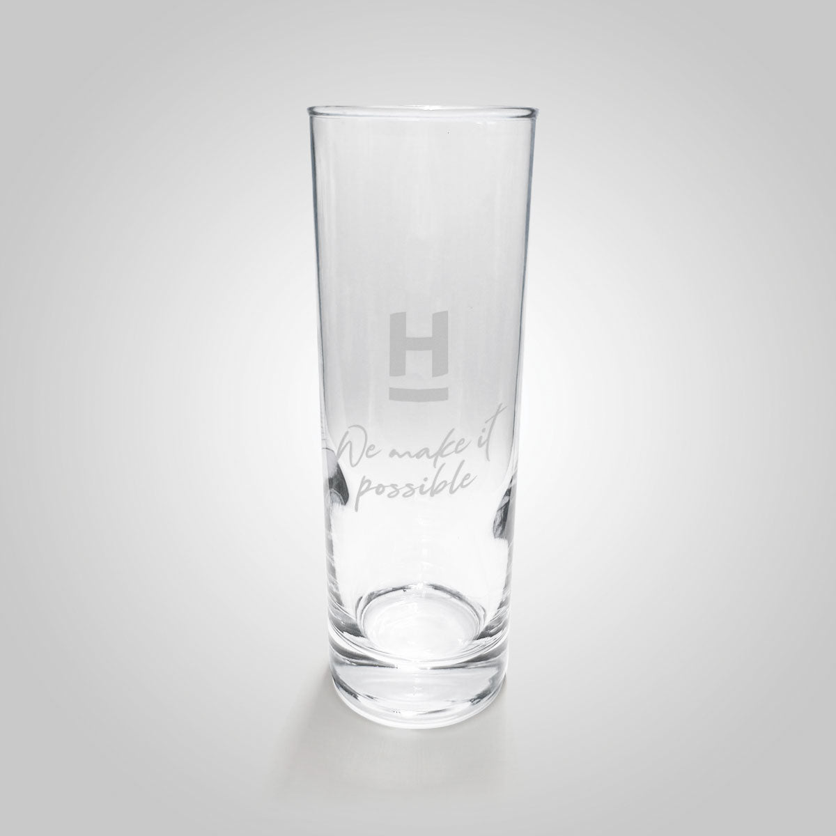 Glass Hi-ball Tumbler - We Make It Possible Branded