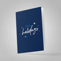 Happy Holidays - Navy