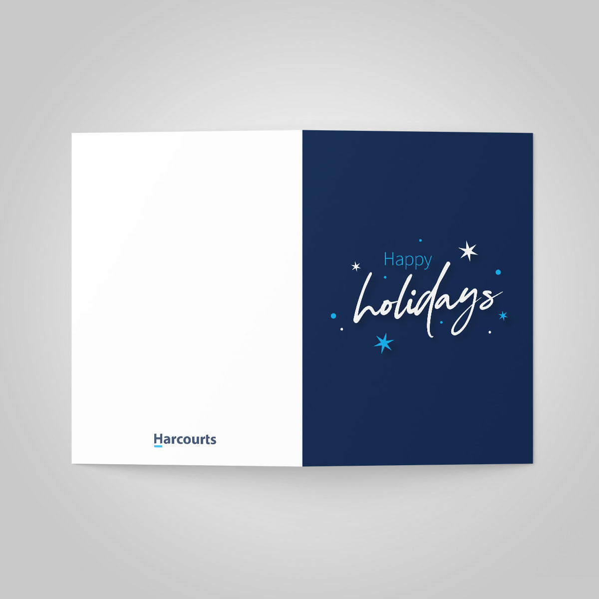 Happy Holidays - Navy