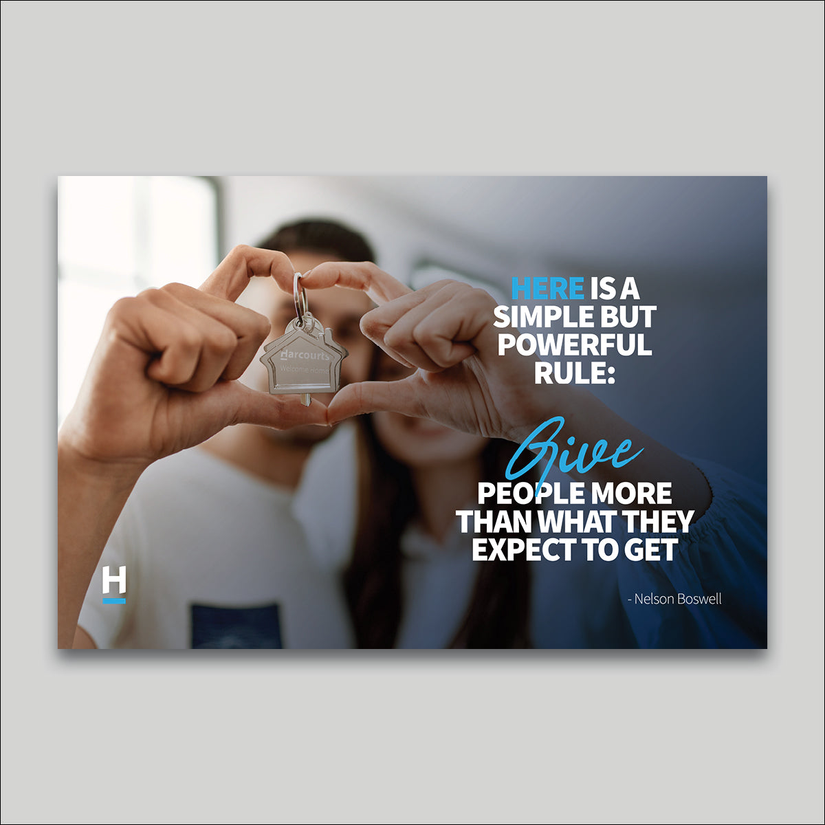 Canvas Print - Harcourts Values