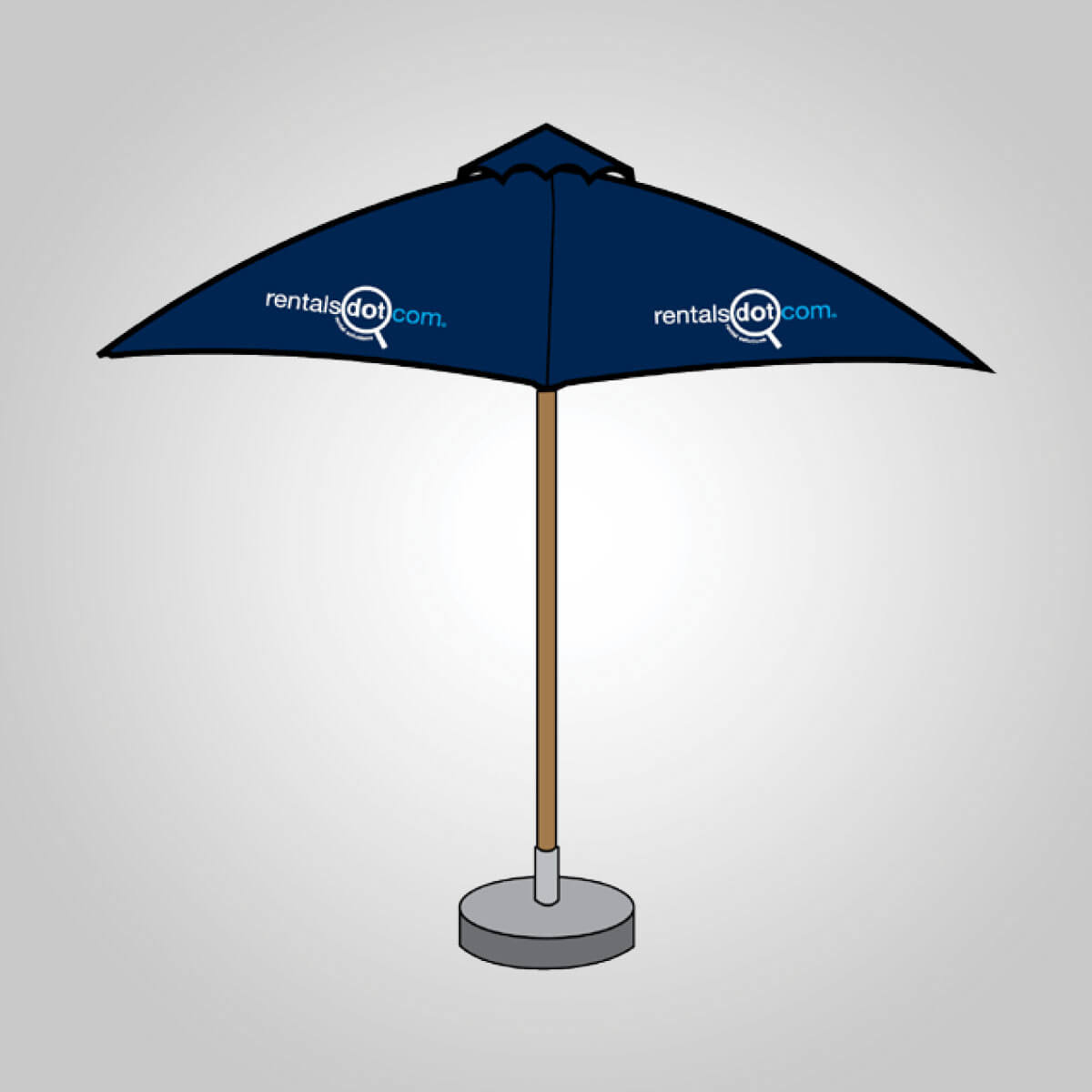 RentalsDotCom Ex Shade Umbrella Latex NO FADE*