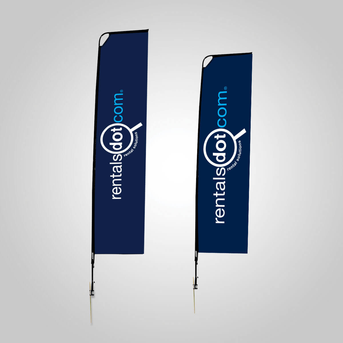 RentalsDotCom Double Sided Feather Banner